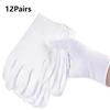 White Work Gloves for Precision Etiquette Inspections and Effective Household Cleaning Tools
