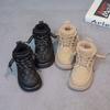 Children's Snow Boots 2025 Winter New Children's Soft-soled Martin Boots Boys' Fleece Thickened Short Boots Girls' Shoes
