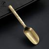 Pirinç Bakır Yemek Takımı Seti Kaşık Çay Kaşığı Tatlı Kahve Dondurma Kaşığı Mutfak Aksesuarları Bar Araçları Yeni Bambu Yaratıcı