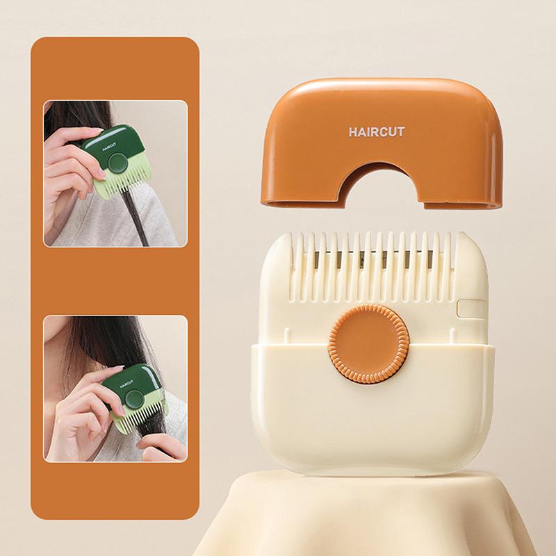 2 In 1 Baby Trim Bangs Comb Hair Trimmer And Comb Multi-Functional Split Ends Cutter For Thick Hair Beauty Haircutting Tools