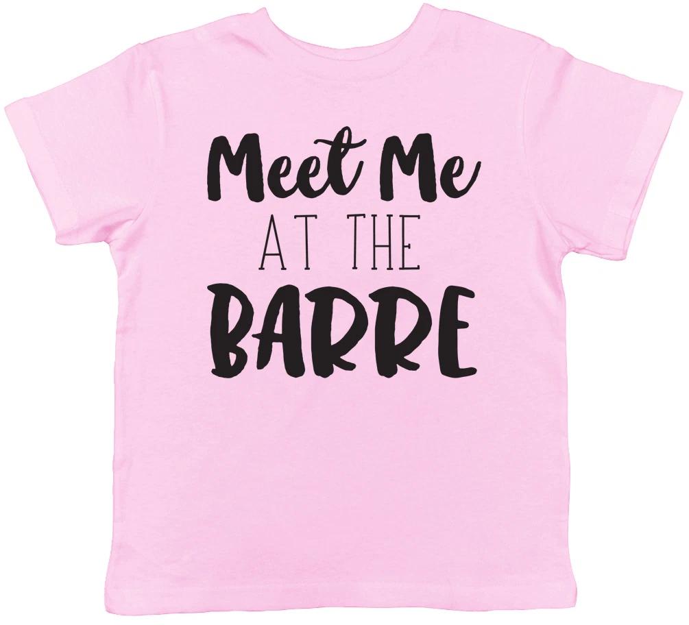 Meet me at the Barre Ballet Childrens Kids Girls Dance T-Shirt Tee 120