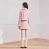 2026 Autumn/Winter French Chic Frosted Leather Top & Skirt Set