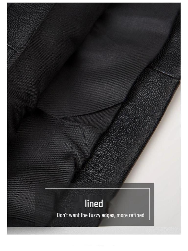 2023 Autumn Black High-Waist Leather Shorts for Women - Slimming, A-Line, Loose-Fit Wide Leg Design