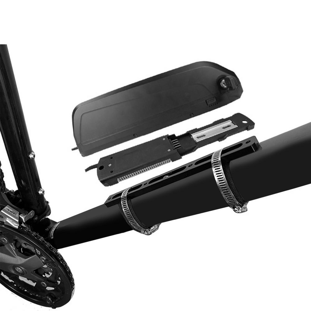 Ebike Battery Mount Adapter Aluminum Alloy EBike Battery Box Bracket Aluminum Alloy Ebike Battery Mount Adapter Bicycle Battery