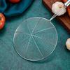 Stainless Steel Non-Magnetic Nine-Bead Handle Wire Skimmer and Ladle for Dumplings, Noodles, and Frying
