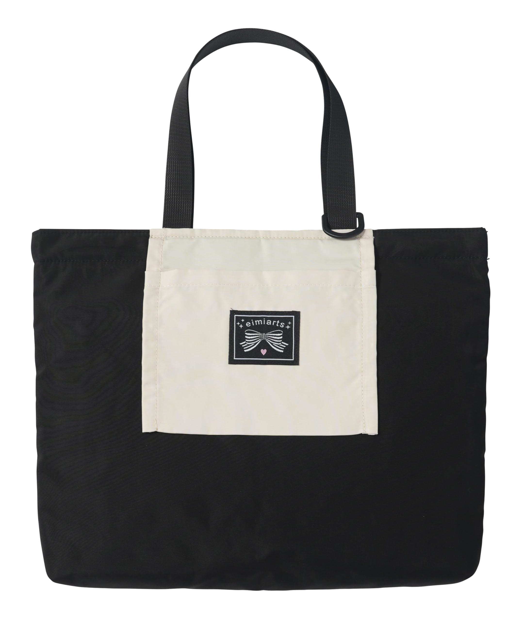 

[Arisana] Piano Lesson Bag for Girls, Tote Bag for Kids/Juniors, Beige x Black