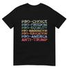 Proamerica Profreedom Prochoice Proequality Antitrump Tshirt