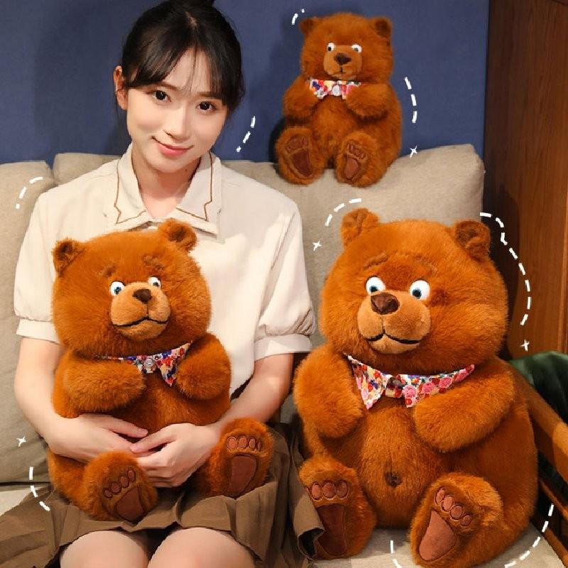 Adorable Plush Bear Stuffed Animal Soft Toy For Kids Perfect Gift For Girls