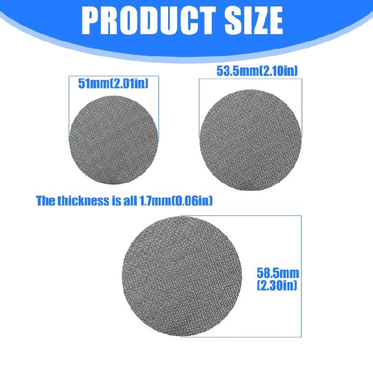 Thick Espresso Strainer for Portafilter Stainless Steel Coffee Puck Screen Heat Resistant Mesh Screen Easy To Use