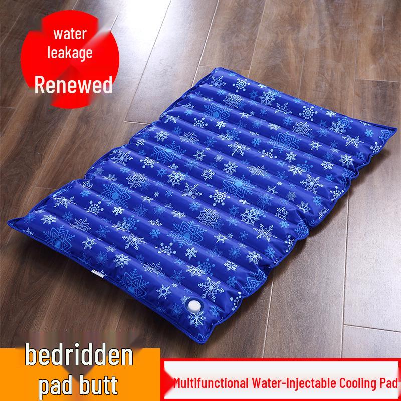 Water-Inflated Cooling Mattress Pad for Elderly and Bedridden Patients - Waterproof and Pressure Sore Relief