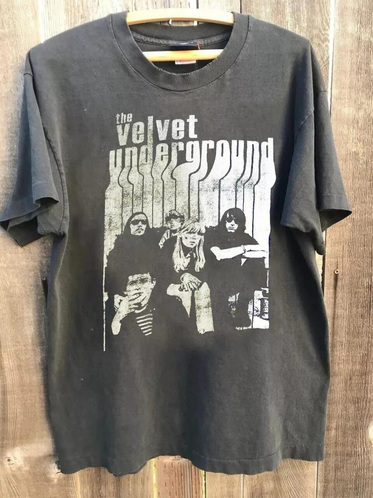 The Velvet Underground Band Shirt 90s Black Unisex T Shirt S-5XL S143