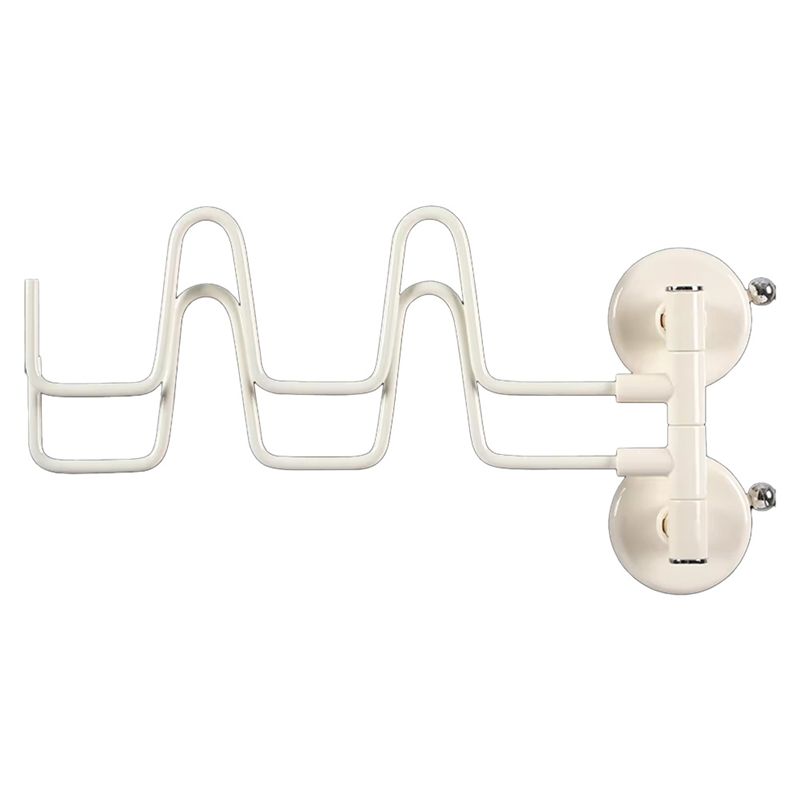 

M-Modern-Rotatable Suction Cup Shoe Rack - Slipper Hanger For Bathroom & Balcony, Wall Mounted With Water Draining Feature