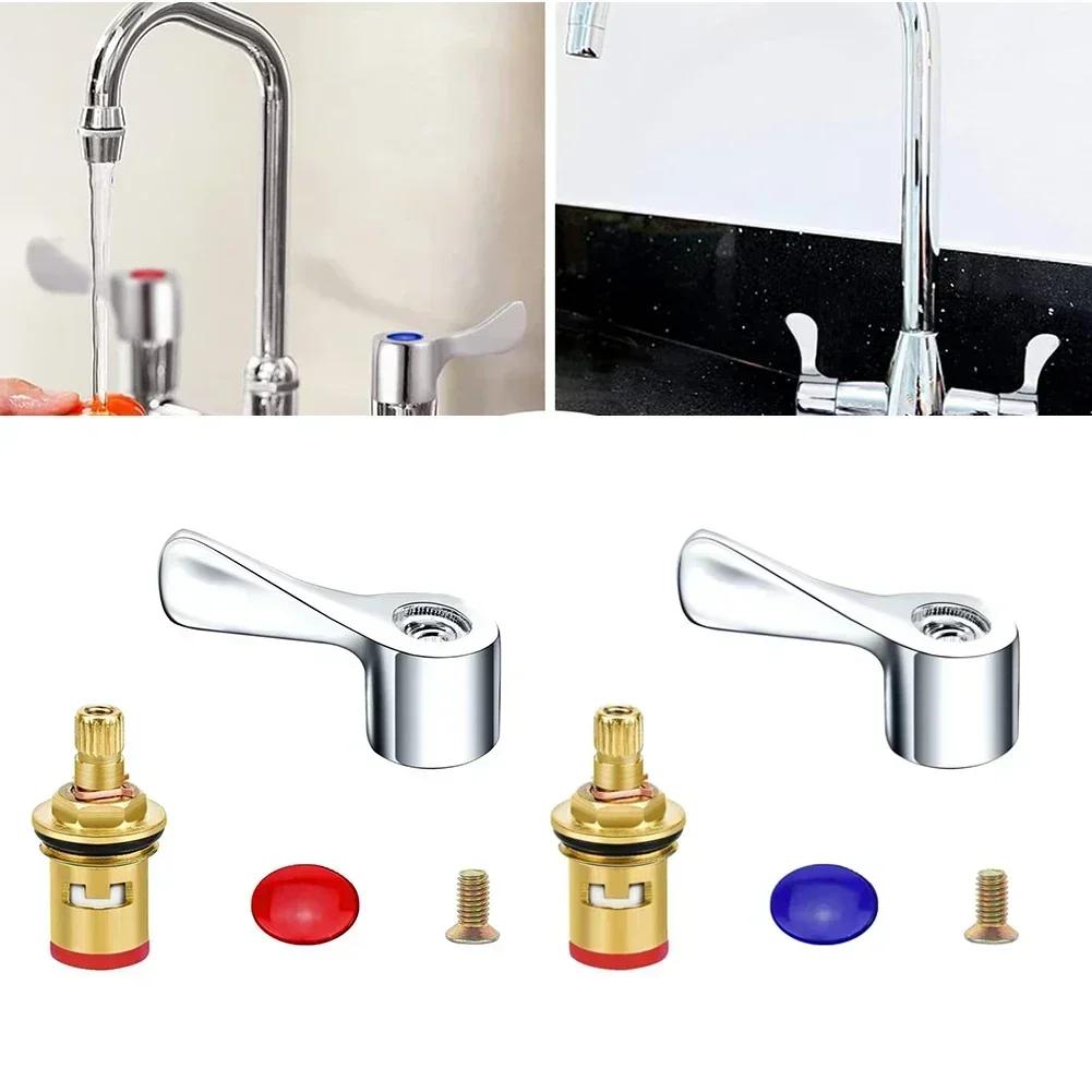 Tap Cartridge Tap Valve Set Tub Turn Cartridges Gland Washbasin Ceramic Disc Faucet Accessories Kitchen Bathroom