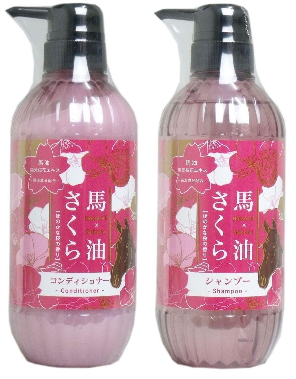 PIEEF Phoenix Horse Oil Sakura Shampoo & Conditioner 2-Piece Set