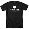 DC Comics - Batman - Wayne Logo On Black - Adult Unisex T-Shirt - Black