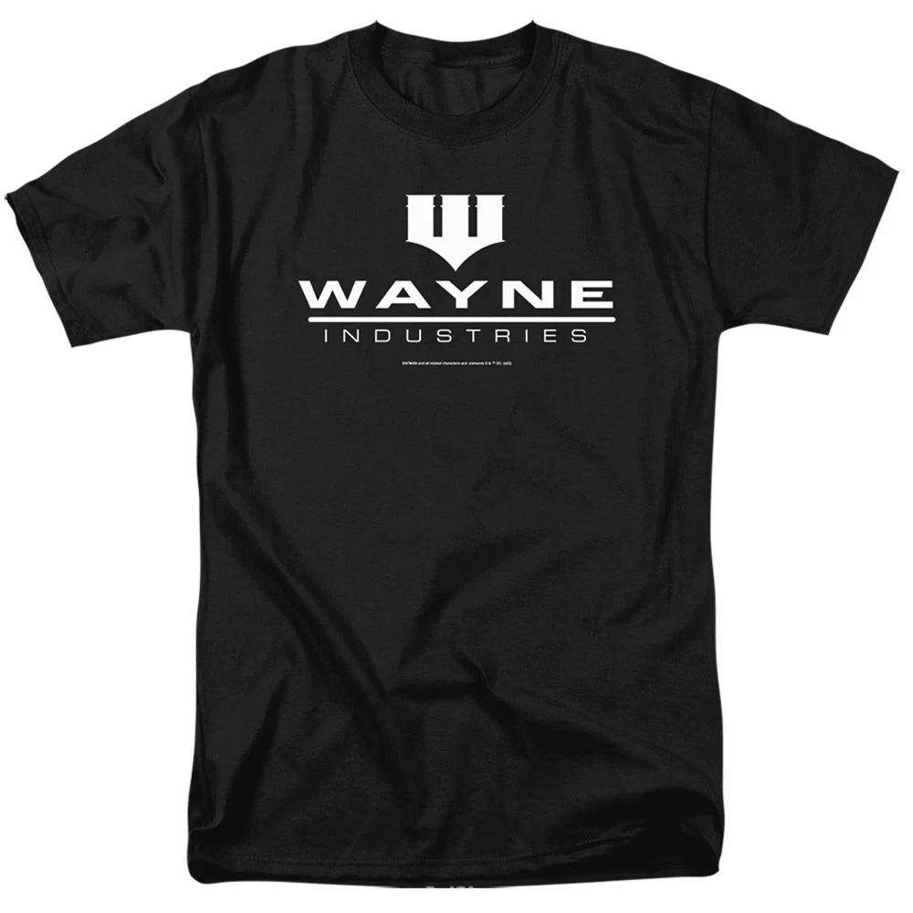 DC Comics - Batman - Wayne Logo On Black - Adult Unisex T-Shirt - Black XL