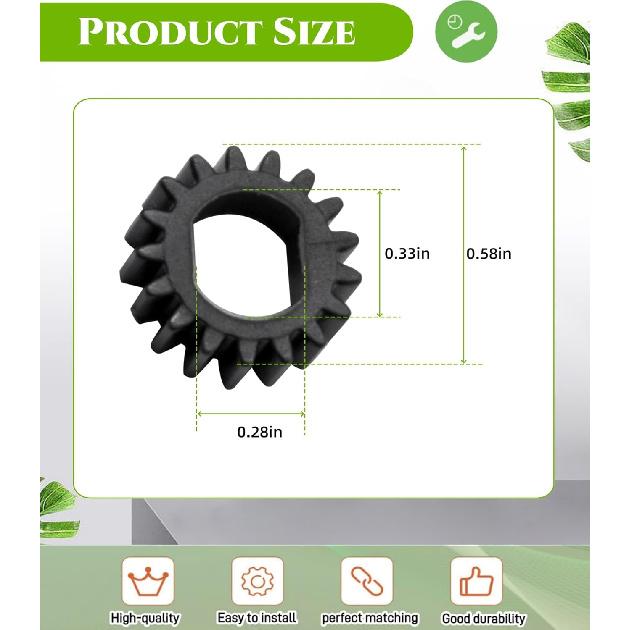2 Pcs Paper Feed Gear Replacement Fits for HP OfficeJet Pro 9012 9018 9020 9025 Printers, Upgraded Printer Replacement Parts