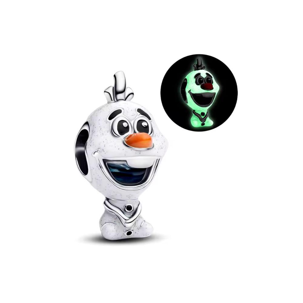 Weihnachtsmann Schneemann Isolationsperle, Kupfer Glückshase Kuh Tier Anhänger Weihnachtsgeschenk Fitdiy Armbänder, Halsketten Geschenke