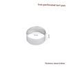 5/6/7/8/9/10 Cm Perforated Tart Rings With Hole Stainless Steel Tart Bottom Tower Fruit Pie Quiches Cake Ring Mousse Baking Mold
