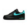 Air Force 1 Odporne na poślizg Odporne na ścieranie Niskie Buty do skateboardingu Unisex Czarne Niebieskie CW2288-001(Team1098-)