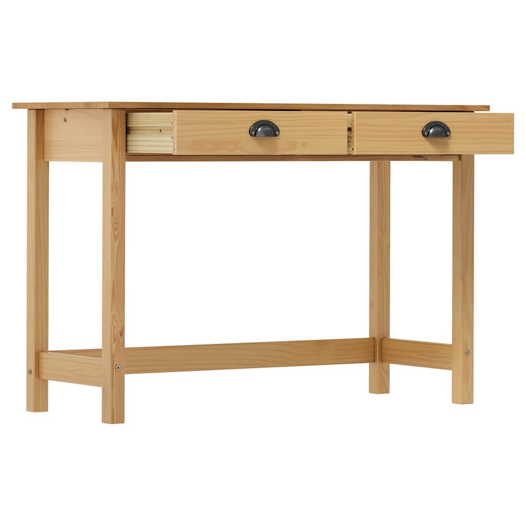 Hill Console Table with 2 Drawers 110*45*74 Cm Pine Wood
