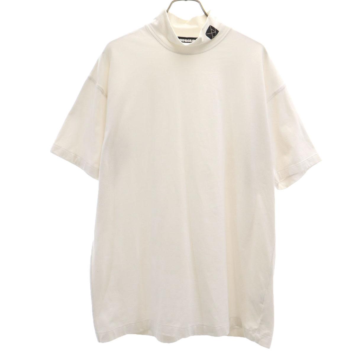 

TANGRAM Short sleeve Mock neck T-shirt L white Men s Used