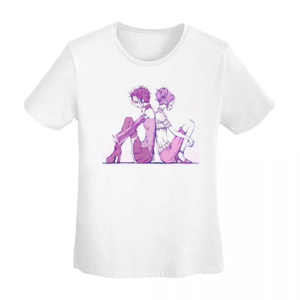 Shoujo Unisexga Anime Nana TShirt Women Short Sleeve T Shirts Round Neck Clothing Cotton Summer Tees Streetwear