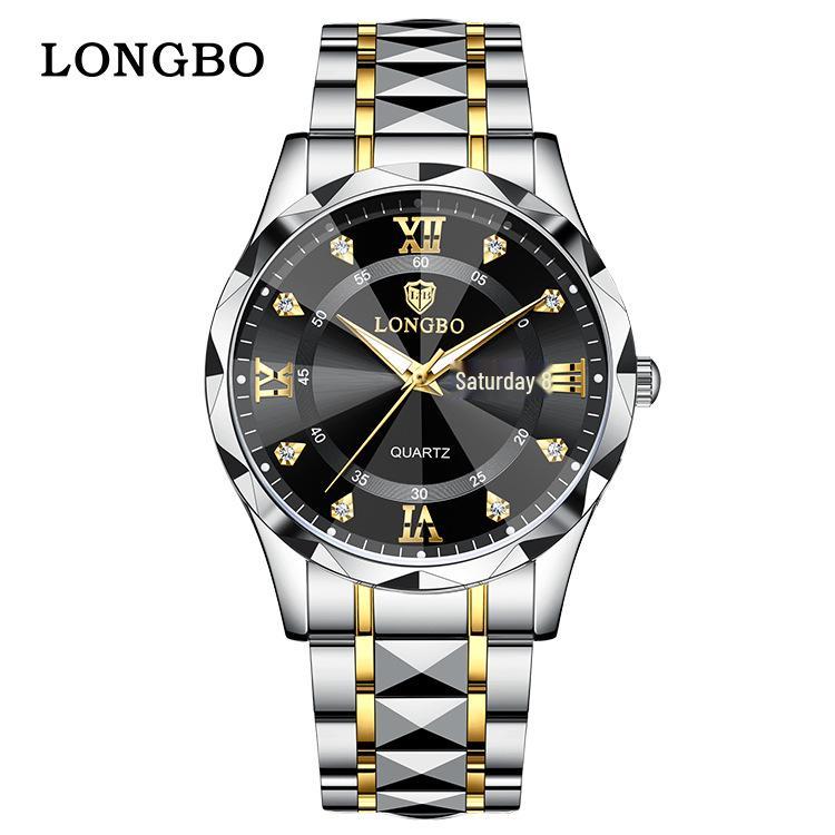 Longbo Men s Fashionable Waterproof Classic Wristwatch