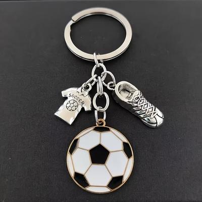 Herren Fußballspieler Schlüsselanhänger, Fußball, Herrenschuh Schlüsselanhänger Fußballanhänger Schlüsselanhänger Fangeschenk