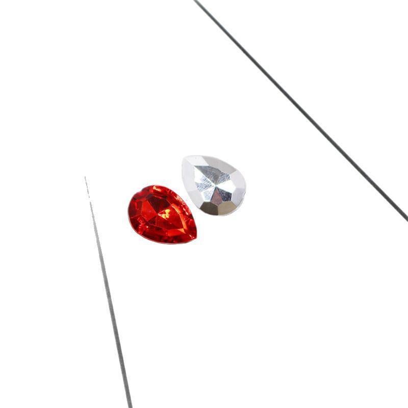 Acrylic Teardrop Rhinestone for DIY Hotfix Accessories