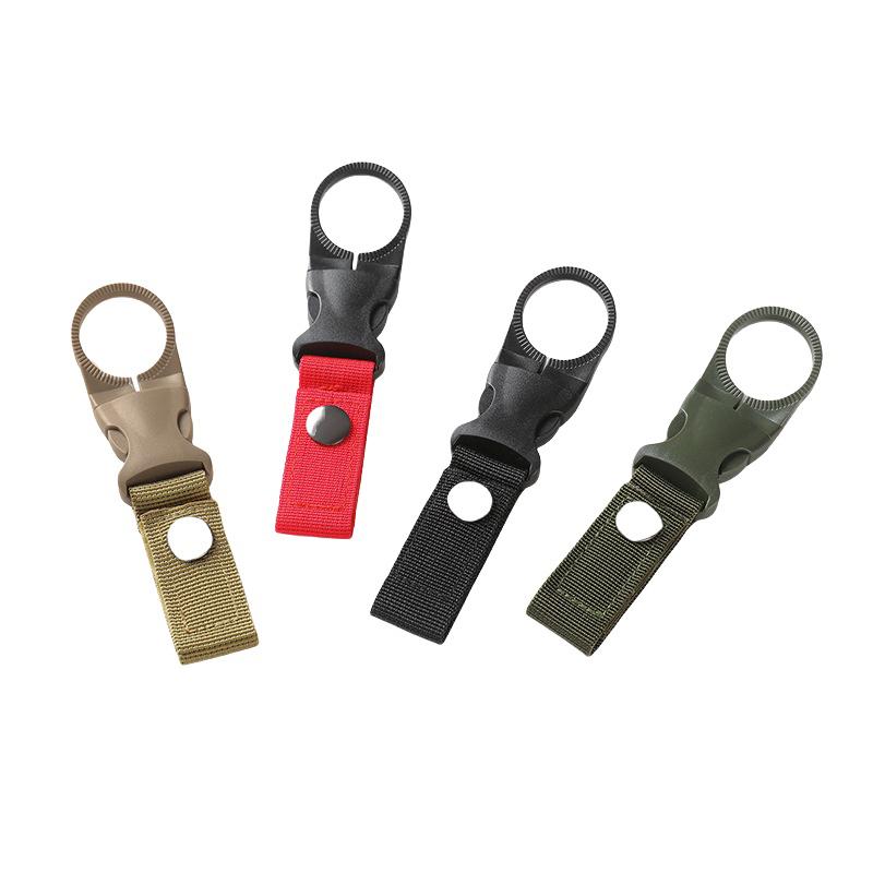 1 st Webbing Spänne Krok Vattenflaska Hållare Klämma Utomhus Nylon Klättring Karbinhake Bälte Ryggsäck Hängare För Utomhus