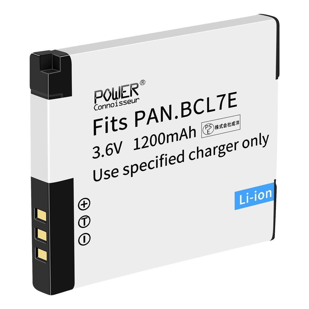 Kompatibilní s Panasonic Panasonic Použitelná náhradní kamera Kompatibilní 2024CT "Power-fajn" DMW-BCL7 DMC-SZ9 3,6V/1200mAh
