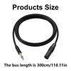 6.35mm (1/4inch) To 3Pin Cable Male To Male Balanced Shielded 3Pin To 6.35mm Cord Profesional Stereo Cable 2/3/10m