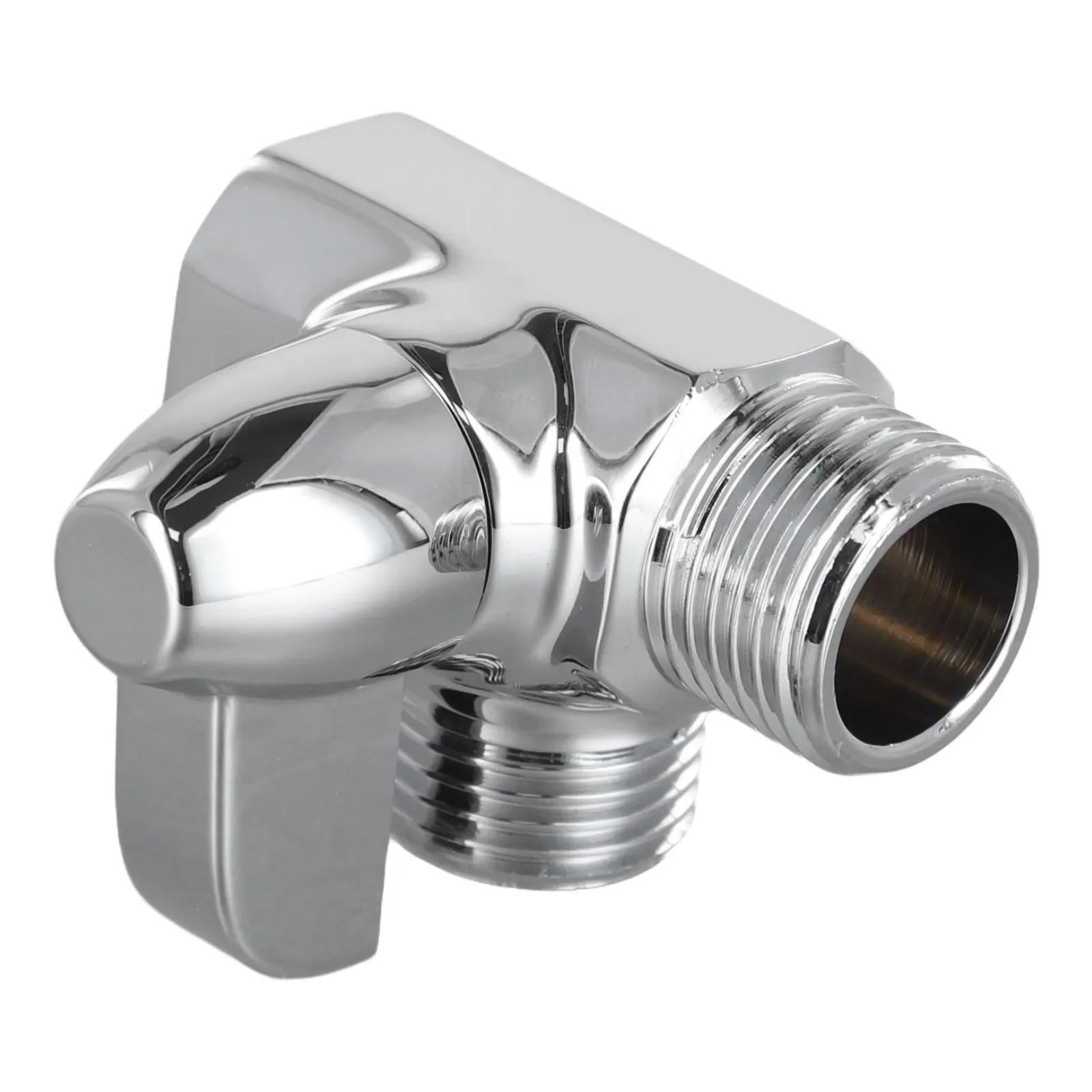 Трехходовой латунный переключатель G1/2 дюйма, Т-образный переходник-конвертер для насадки для душа, настенный смеситель для ванны, переключатель выхода, Т-образный переходник China Mainland