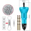 Electric Riveter Guns with Transfer Head Tools Accessories Pneumatic Core-pulling Riveter Electricians Special  Rivet Nut Gun