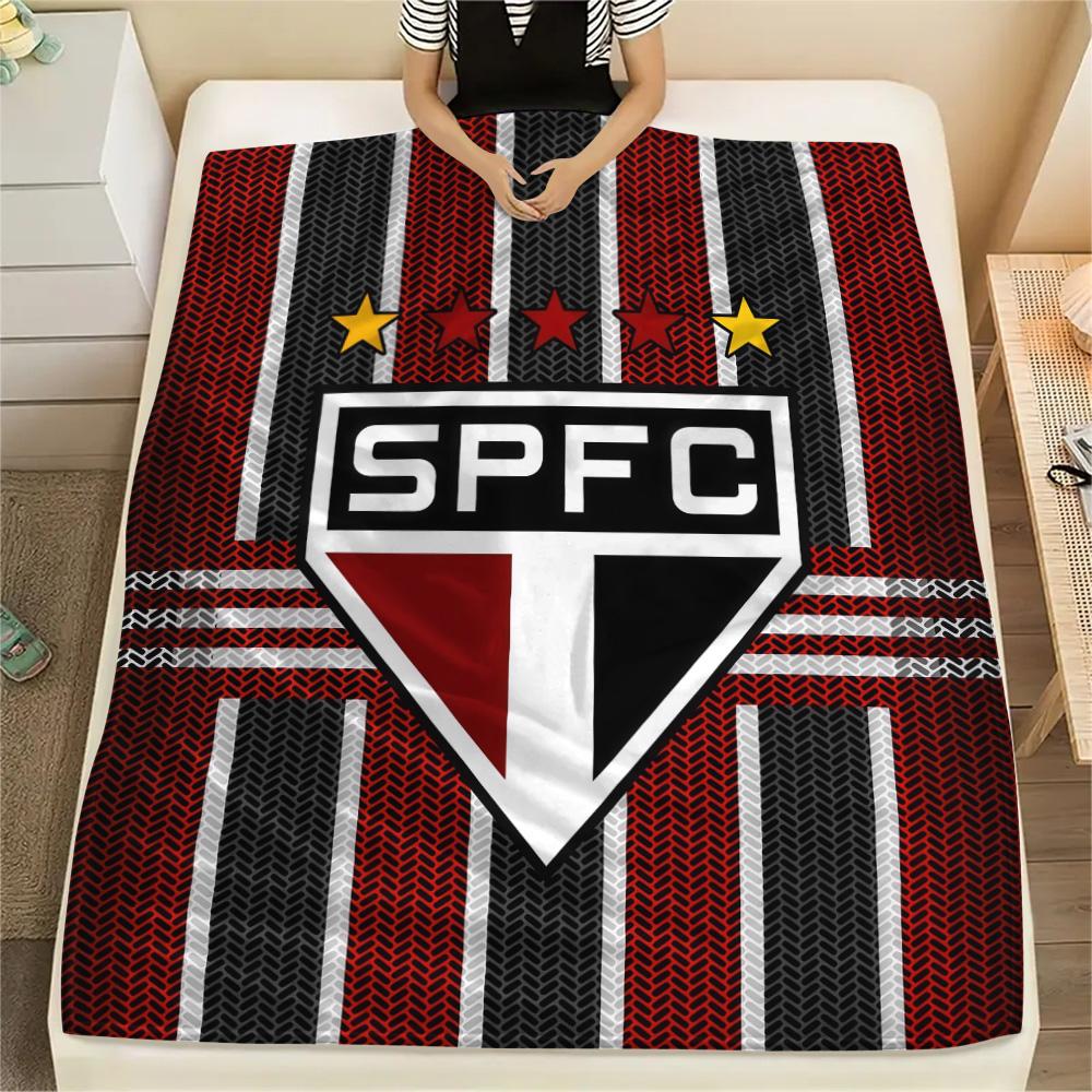 Sao Paulo FC2 Flannel Blanket, High quality Comfortable for All Seasons, Home Decor, Warmth and Comfort