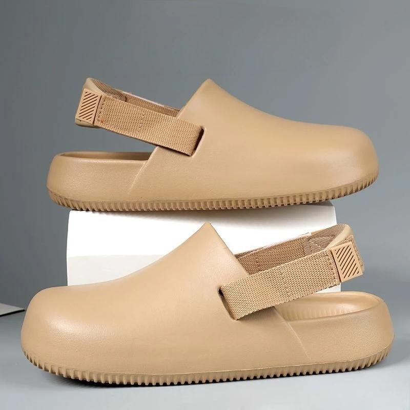 Mote Ultralett Herresandal Høyde Casual Strand Myk Daglig Bruk Rabatt Sommer 2025 Pustende Original Utendørs Dyre Herresko