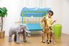 Fuji Boeki Animal Stool, a stuffed animal you can sit on, width 24 x depth 55 x height 90cm, giraffe, load capacity 80kg, 47301