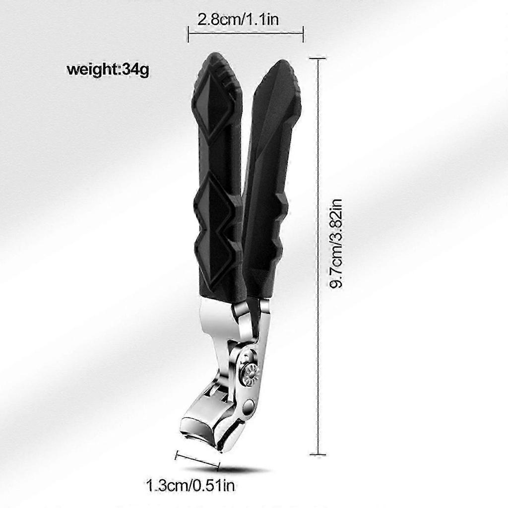 Zastrihávač nehtů pro seniory, Clipmaster Pro Zastrihávač nehtů na nohou, Ergonomická zahnutá hlava Zastrihávač nehtů na nohou pro seniory Rychlý 25-26