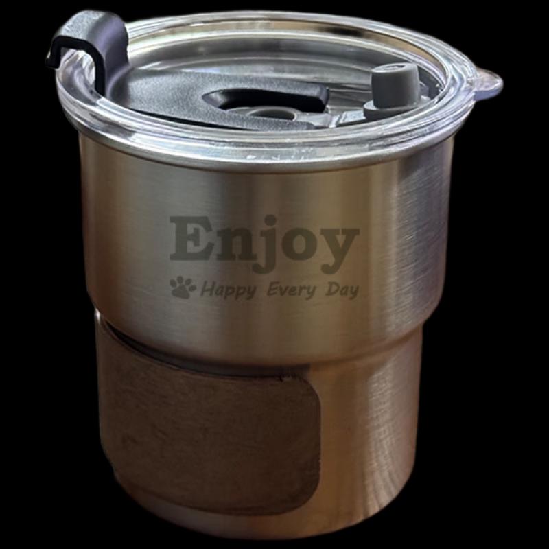 Deer Pattern Stainless Steel Camping Mug