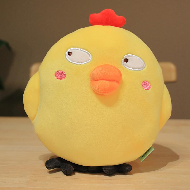 Chicken Plush Toys Lovely Cartoon Little Yellow Chicken Doll Soft Stuffed Cute Chick Animal Pillow Xmas Gifts for Kids 35/65cm 25cm