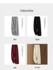 Elegant Gray High-Waisted Wide-Leg Pants for Women - Autumn 2025 Collection, Loose Fit, Floor-Length Casual Straight-Leg Design