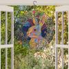 360 Rotating Metal Wind Chime with Colorful Rabbit Design Outdoor Garden Decor for Thanksgiving Christmas Halloween Home Decor Gift