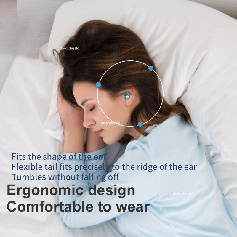 1-6pair Silicone Noise Cancelling Earplugs Noise Filter Sleep Swimming Waterproof Three Layer Mute Earplugs