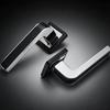 Advanced Zinc Alloy Door Handle Set, Split Type Door Handle, Wooden Door Handle, Door Lock, Black and Silver Split Type, Easy To