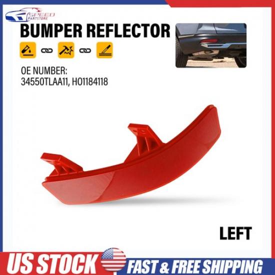 Red Rear Bumper Reflector Side Marker Signal Driver LH For - Honda CR-V