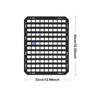 Vehicle Rigid MOLLE Panel For Car Seat Back Organizer ABS Plastic Plate Tactical Gear Holder EDC Pouch Rack Tool Holster