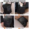 Car Trash Can With Lid Car Trash Bag Hanging With Storage Pockets Collapsible And Portable Car Garbage Bin