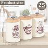 3Pcs Kitchen Coffee Sugar Tea Canister Vintage Metal Food Storage Box Multigrain Tank Bottle Dried Fruit Tea Storage Containers