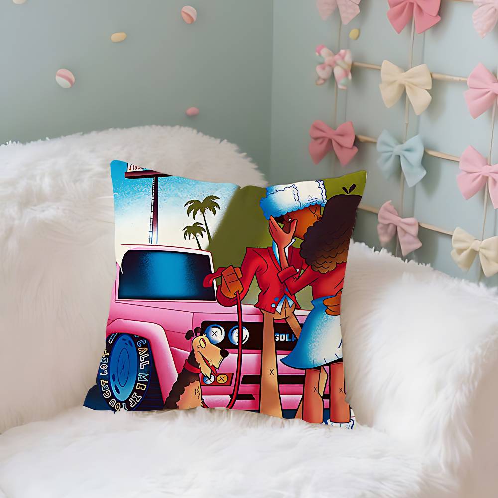 Tyler The Creator CALL ME IF YOU GET LOST Case Plush Fabric Soft Pillowcase Double Sided Print Cushion Cover Household Gifts